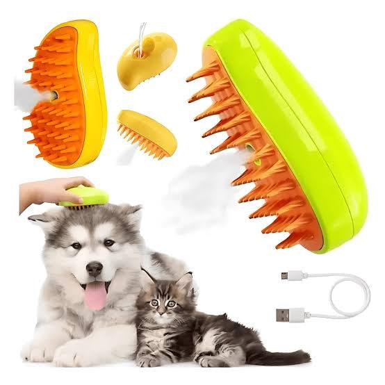 Cepillo vaporizador para mascotas